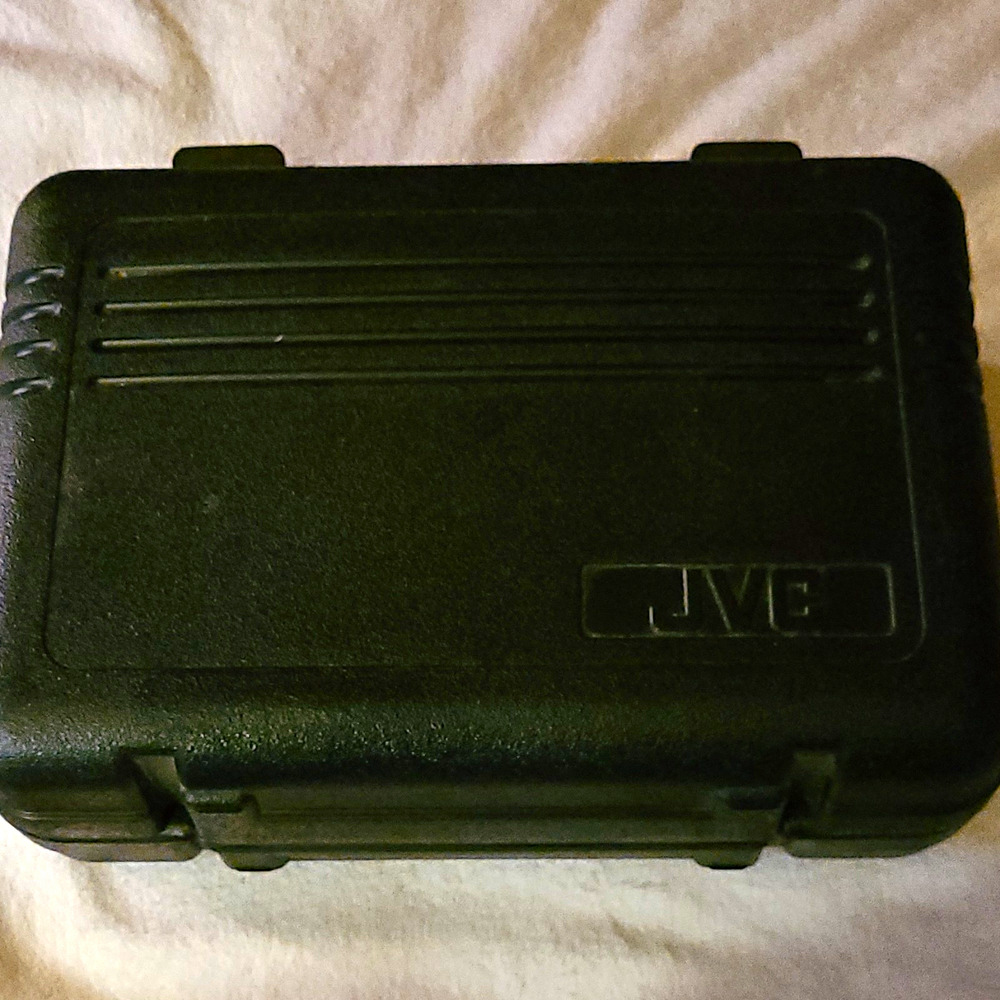 VTG JVC Compact VHS Camcorder Bundle w/Original Hard Case/Charger-Untested As-Is
